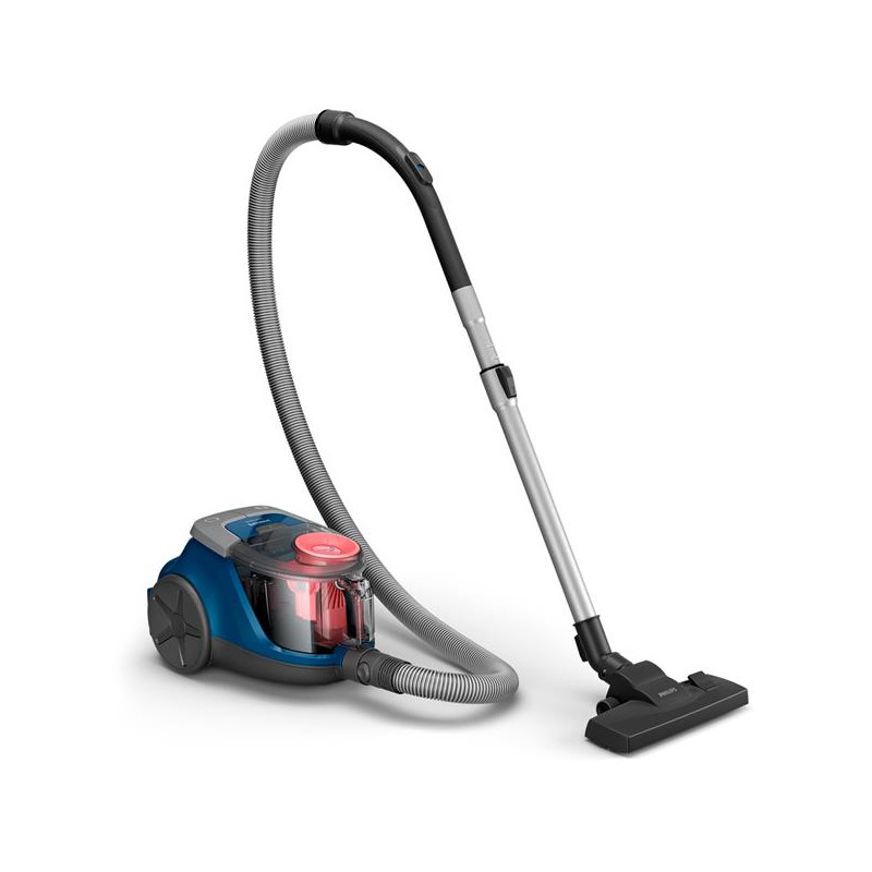 ASPIRATEUR S-SAC COMPACT 850W 77DB BAC 1,3L FILTRE MOTEUR LAVABLE BLEU PHILIPS - XB2123.09