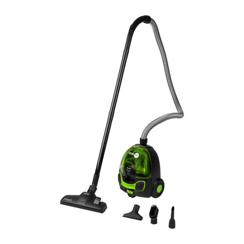 Aspirateur sans sac - SENCOR - SVC 510GR-EUE2 - Moteur ECO 890 W - 76 dBA - 1,5 L - Systeme cyclone - Vert