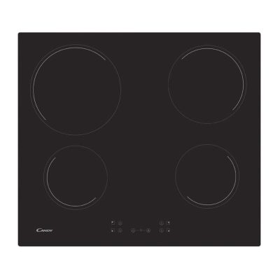 Plaque vitrocéramique CANDY 6500W 59cm, CANDCH64CCB