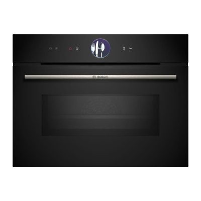Four combiné micro-ondes encastrable BOSCH SER8 - CMG7761B1 - Noir - 45 L - 20 modes de cuisson