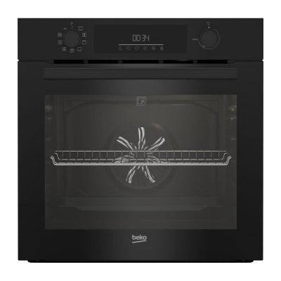 Four encastrable - Chaleur pulsée 3D - BEKO - BBIE11300BMP - Noir - 66 L - Porte froide GIFAM - 59,4x56,7x59,5 cm