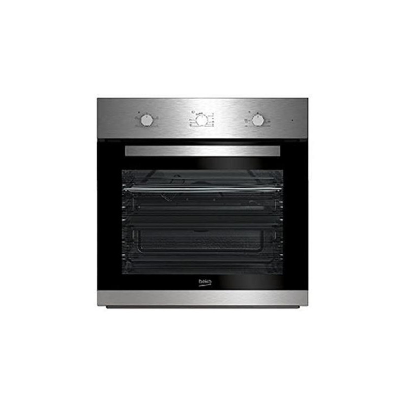 Four encastrable émail | Inox | Multifonction - Chaleur brassée | 6 Fon BEKO - BBIE12100XD