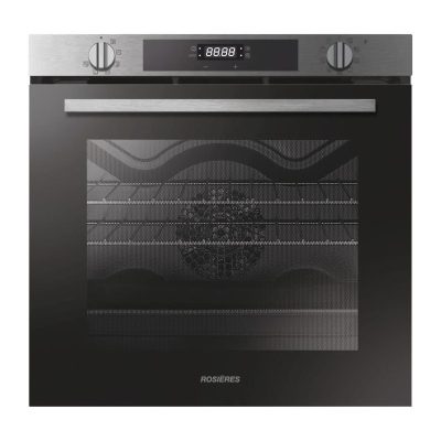 Four encastrable pyrolyse chaleur pulsée ROSIERES RFC3OP5579IN - noir - porte froide - 60x60x57 cm