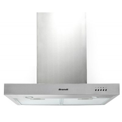 Hotte décorative 602m³/h BRANDT 60cm, BHB 6601 X