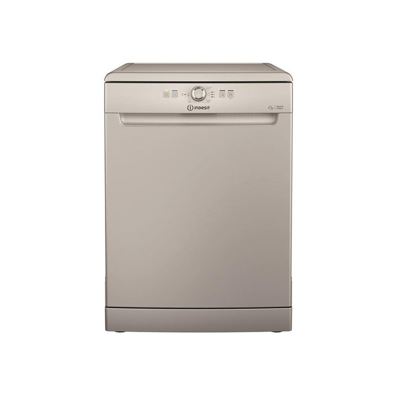 LV posable, Silver, 60 cm, 46dB, 9,5L, Classe E, 14 couverts, 5 progr., INDESIT - D2FHK26S