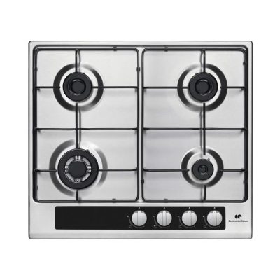 Table 4 foyers CONTINENTAL EDISON - gaz dont 1 triple couronne inox